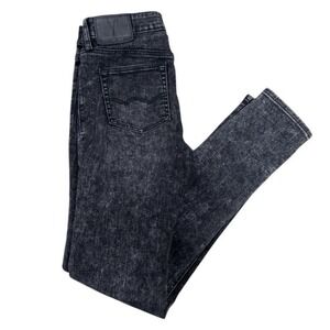 AMERICAN EAGLE Flex‎ Skinny Jeans 30 x34 Black Gray Acid Wash Stretch NWOT